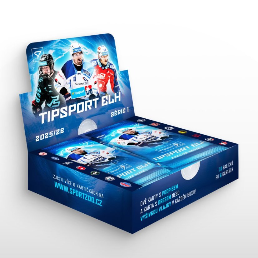Hobby box - karty hokejowe SportZoo Tipsport ELH 2025/26 - Seria 1