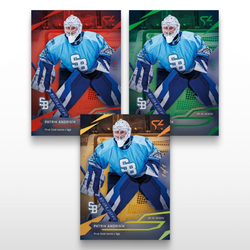 Hockey trading card L-04 PATRIK ANDRISÍK - SportZoo Tipsport liga 2025/26 LIVE