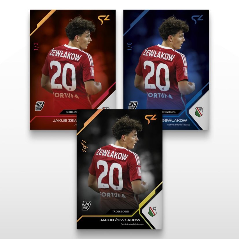 Football trading card L-11 Jakub Żewłakow - SportZoo PKO BP Ekstraklasa 2025/26 LIVE