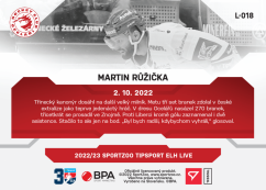 L-018 Martin Růžička TELH 2022/23 LIVE