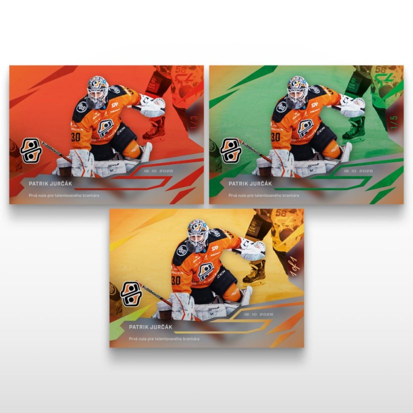 Hockey trading card L-10 PATRIK JURČÁK - SportZoo Tipsport liga 2025/26 LIVE