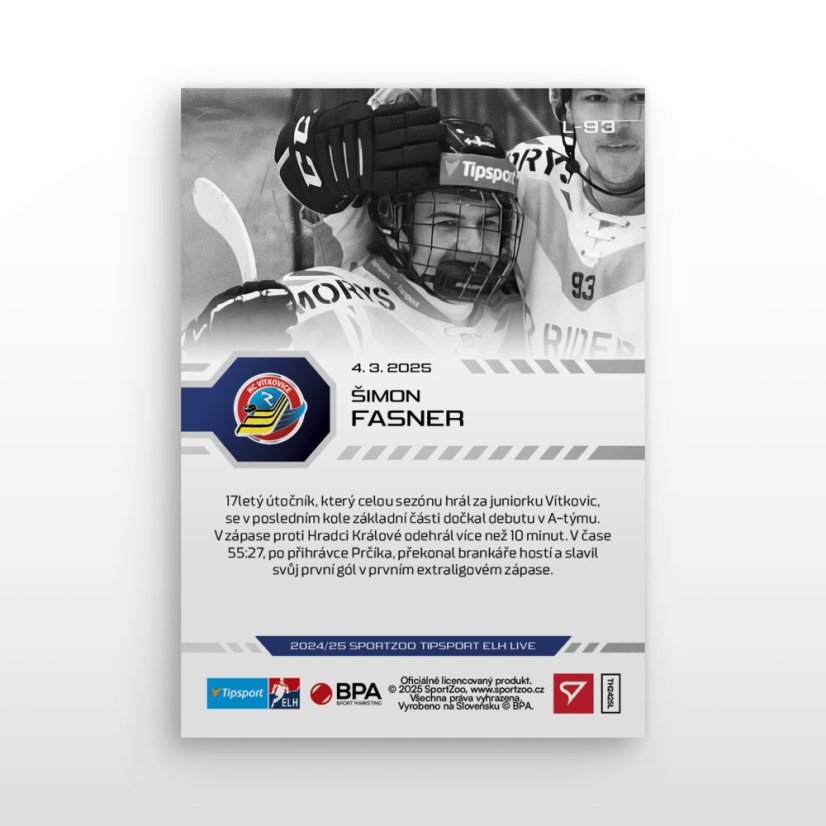 L-93 Šimon Fasner TELH 2024/25 LIVE