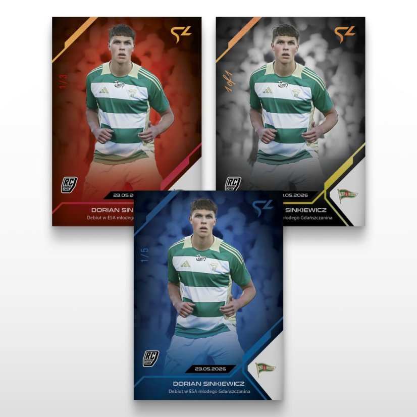 Fotbalová kartička L-72 Dorian Sinkiewicz - SportZoo PKO BP Ekstraklasa 2025/26 LIVE