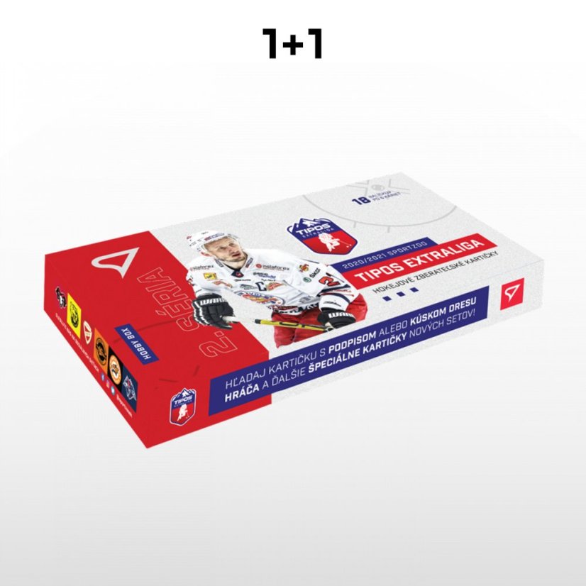 Letná akcia zľava 1 + 1  Hobby box Tipos extraliga 2020/21 – 2. séria