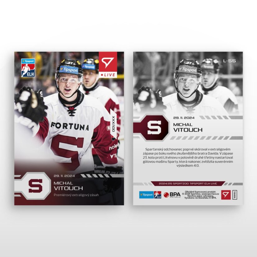 L-55 Michal Vitouch TELH 2024/25 LIVE