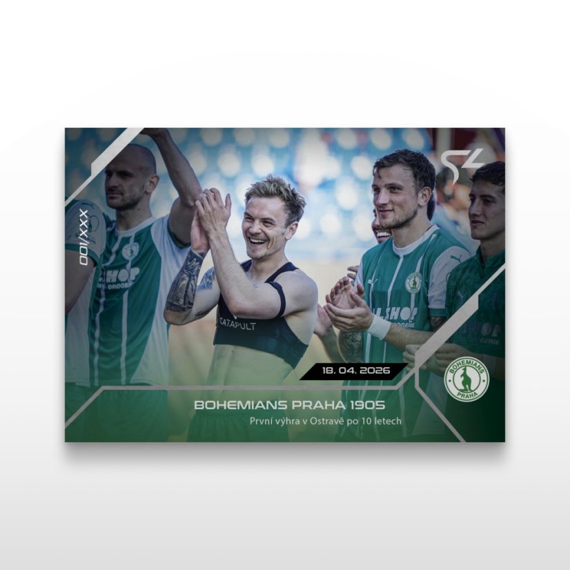 Futbalová kartička L-44 Bohemians Praha 1905 - SportZoo Chance Liga 2025/26 LIVE