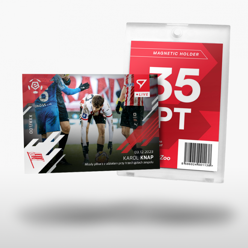 L-32 ZESTAW Karol Knap PKO Bank Polski Ekstraklasa 2023/24 LIVE + UCHWYT