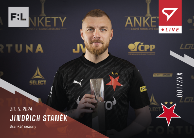 L-48 SADA Jindřich Staněk FORTUNA:LIGA 2023/24 LIVE + HOLDER
