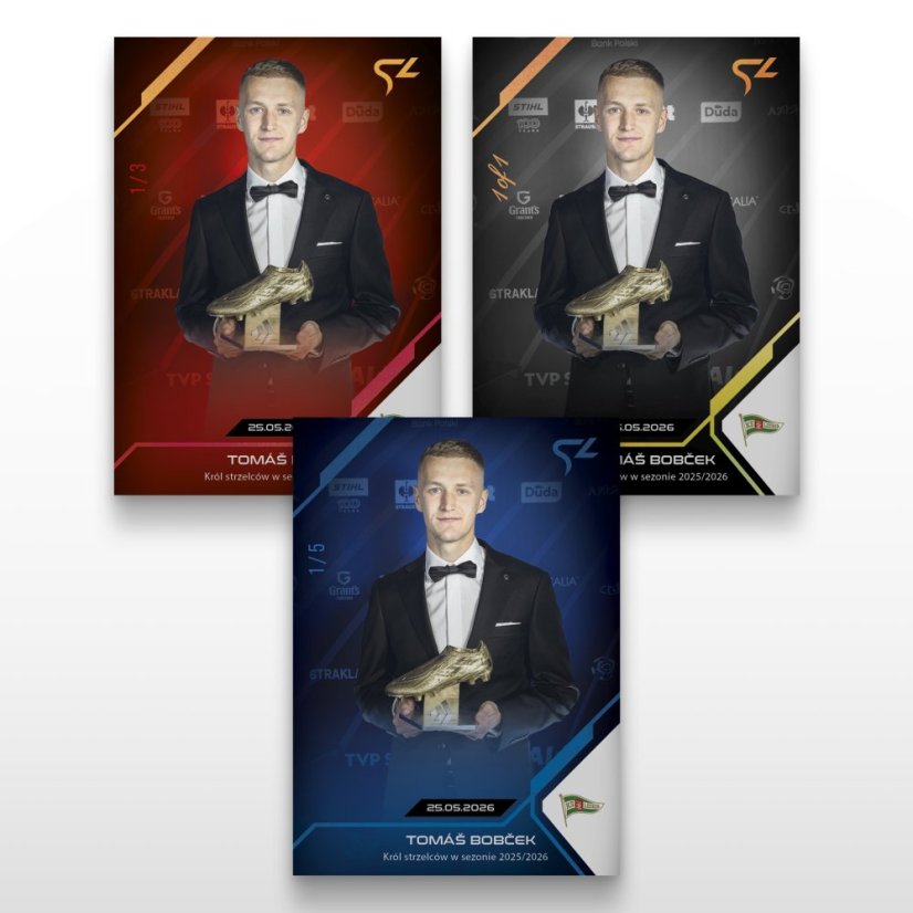 Fotbalová kartička L-81 Tomáš Bobček - SportZoo PKO BP Ekstraklasa 2025/26 LIVE