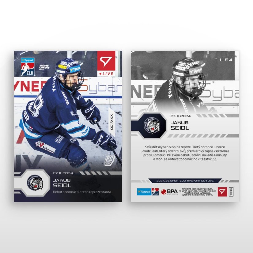 L-54 Jakub Seidl TELH 2024/25 LIVE