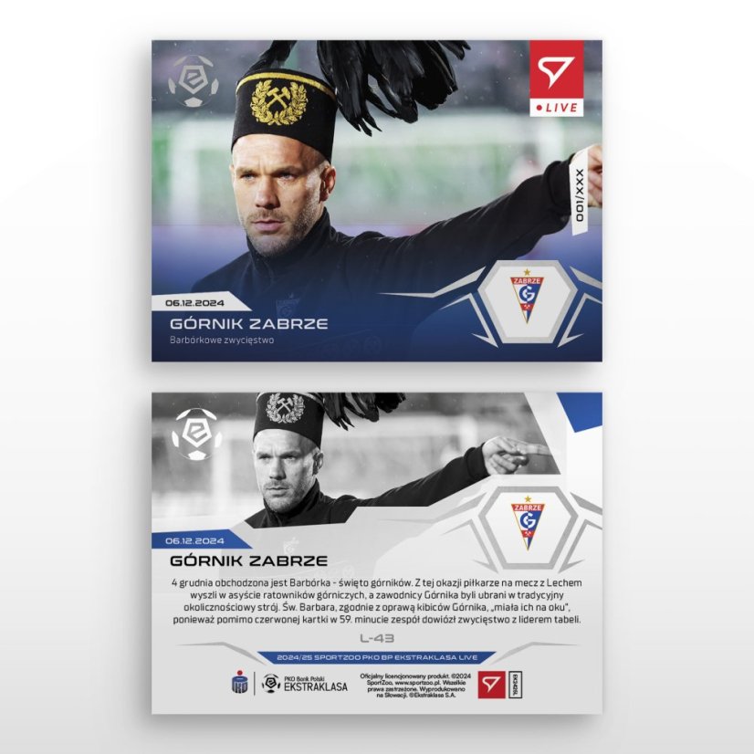 L-43 Górnik Zabrze PKO BP Ekstraklasa 2024/25 LIVE