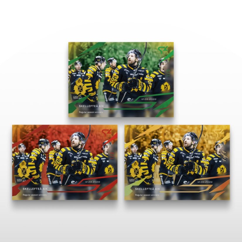Hokejová  kartička L-32 Skellefteå AIK - SportZoo Svenska hockeyligan 2025/26 LIVE