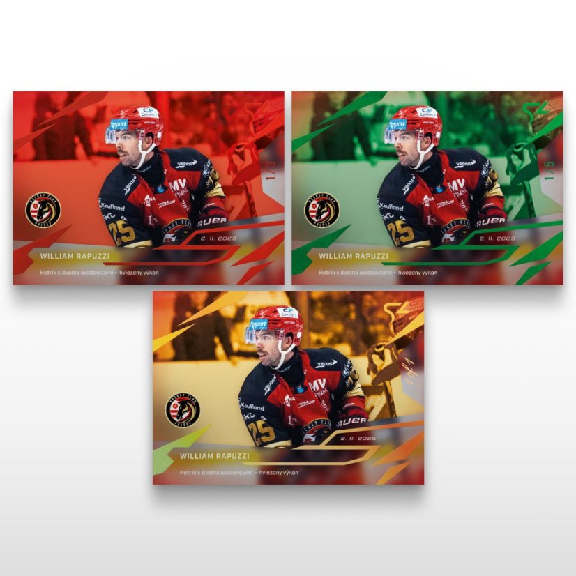 Hockey trading card L-15 WILLIAM RAPUZZI - SportZoo Tipsport liga 2025/26 LIVE