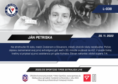 L-038 Ján Petriska TEL 2022/23 LIVE