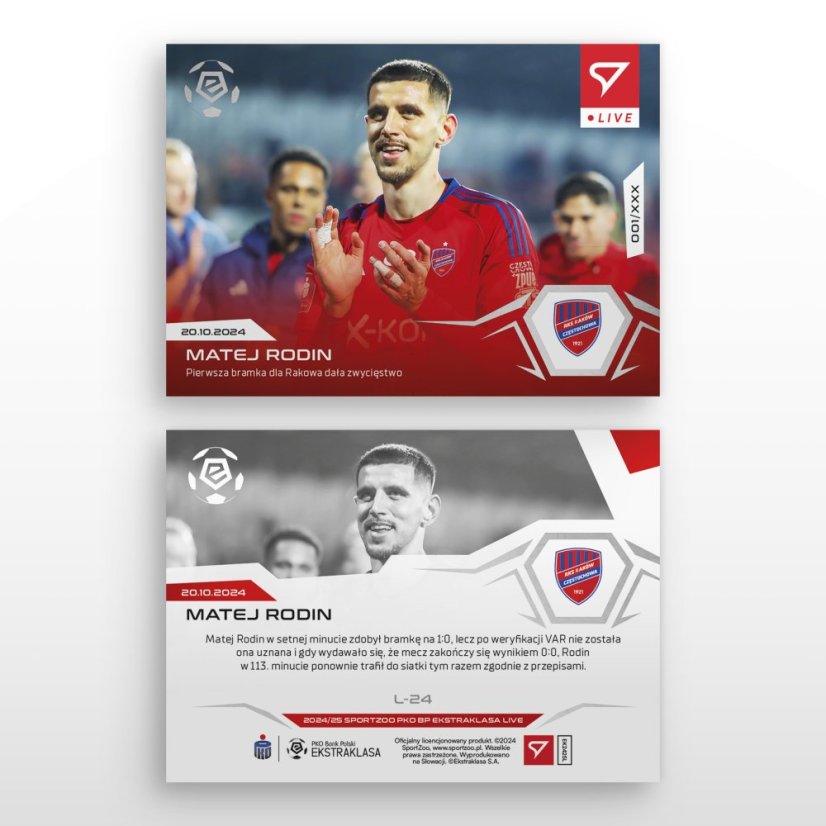 L-24 Matej Rodin PKO BP Ekstraklasa 2024/25 LIVE