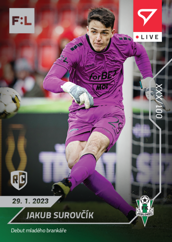 L-065 Jakub Surovčík FORTUNA:LIGA 2022/23 LIVE