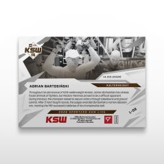 Karta MMA L-09 Adrian Bartosiński - SportZoo KSW 2025/26 LIVE