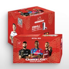 Retail box - futbalové kartičky SportZoo Chance Liga 2025/26 - 1. séria