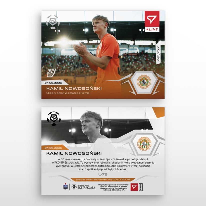 L-79 Kamil Nowogoński PKO BP Ekstraklasa 2024/25 LIVE