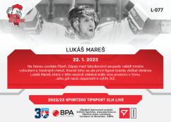 L-077 Lukáš Mareš TELH 2022/23 LIVE