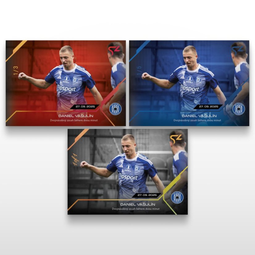 Football trading card L-14 DANIEL VAŠULÍN - SportZoo Chance Liga 2025/26 LIVE