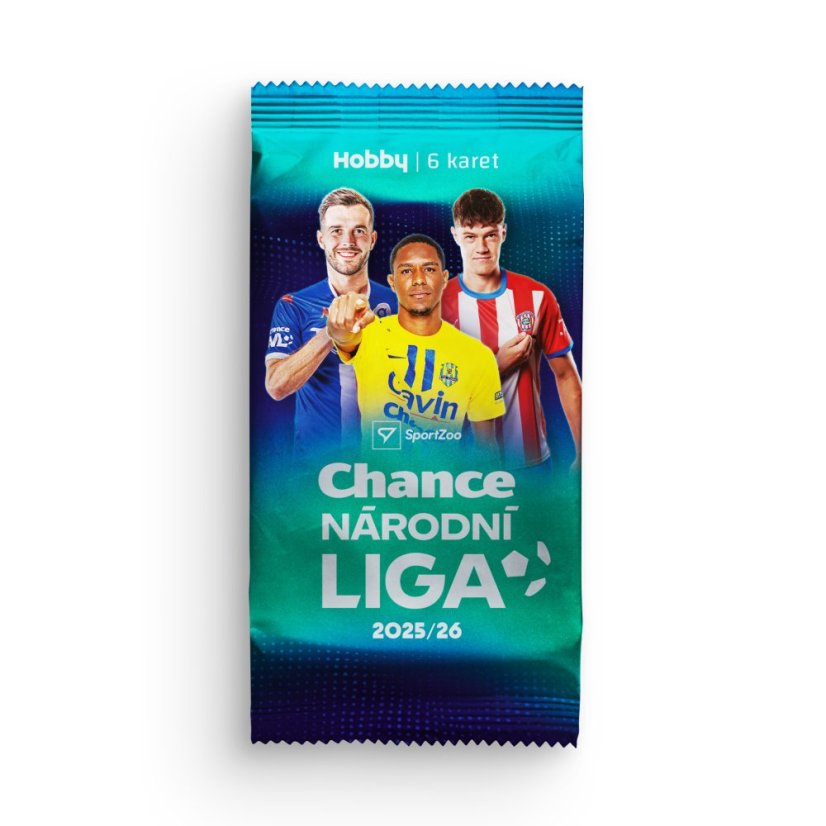 Hobby balíček - fotbalové kartičky SportZoo Chance Národní Liga 2025/26