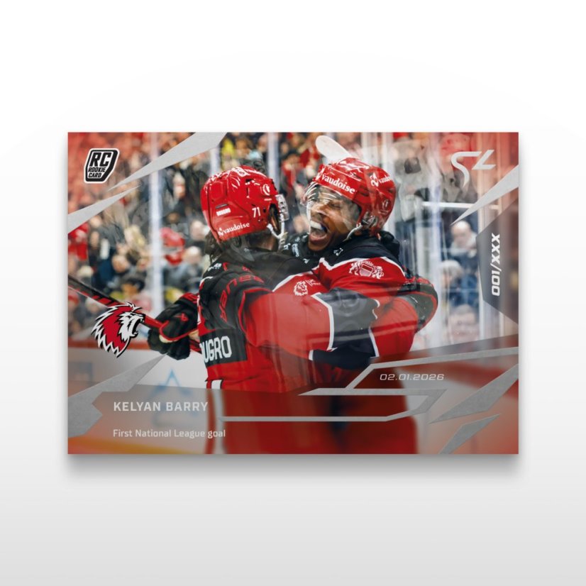 Hockey-samlar­kort L-31 Kelyan Barry – SportZoo National League 2025/26 LIVE