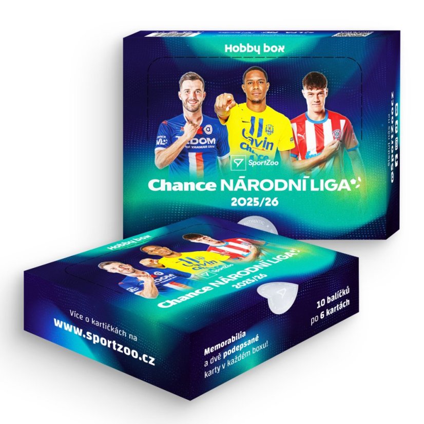 Hobby box - futbalové kartičky SportZoo Chance Národní Liga 2025/26