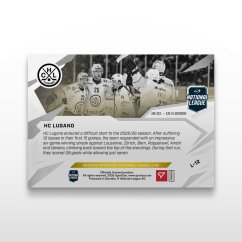 Hokejová kartička L-12 HC Lugano - SportZoo National League 2025/26 LIVE