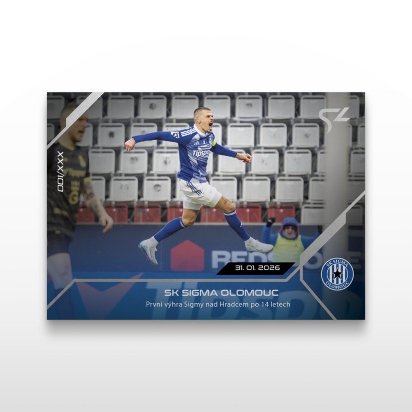 Fotbalová kartička L-27 SK Sigma Olomouc - SportZoo Chance Liga 2025/26 LIVE