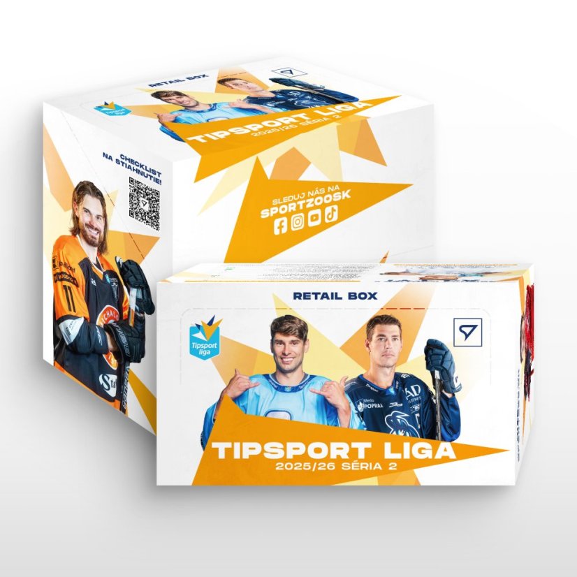 Retail box - karty hokejowe SportZoo Tipsport liga 2025/26 – Seria 2