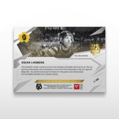 Hokejová kartička L-02 Oscar Lindberg - SportZoo Svenska hockeyligan 2025/26 LIVE