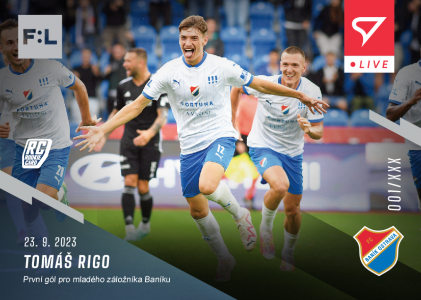 L-08 SADA Tomáš Rigo FORTUNA:LIGA 2023/24 LIVE + HOLDER