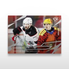 Hokejová kartička L-22 Lausanne HC - SportZoo National League 2025/26 LIVE