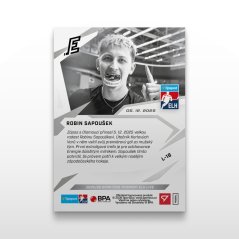 Hokejová kartička L-18 Robin Sapoušek - SportZoo Tipsport ELH 2025/26 LIVE