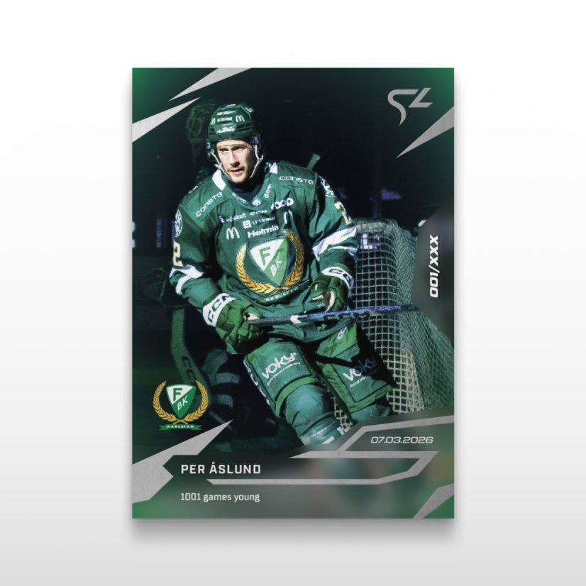 Hokejová  kartička L-31 Per Åslund - SportZoo Svenska hockeyligan 2025/26 LIVE