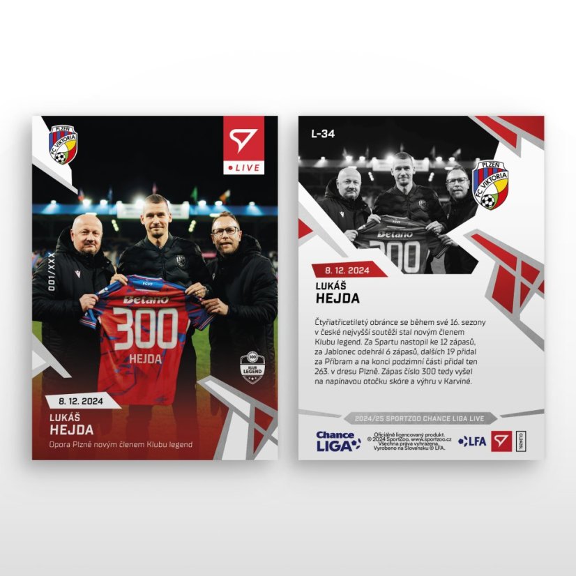 L-34 Lukáš Hejda Chance Liga 2024/25 LIVE