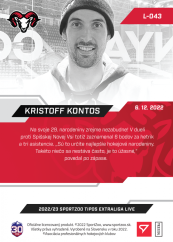 L-043 Kristoff Kontos TEL 2022/23 LIVE