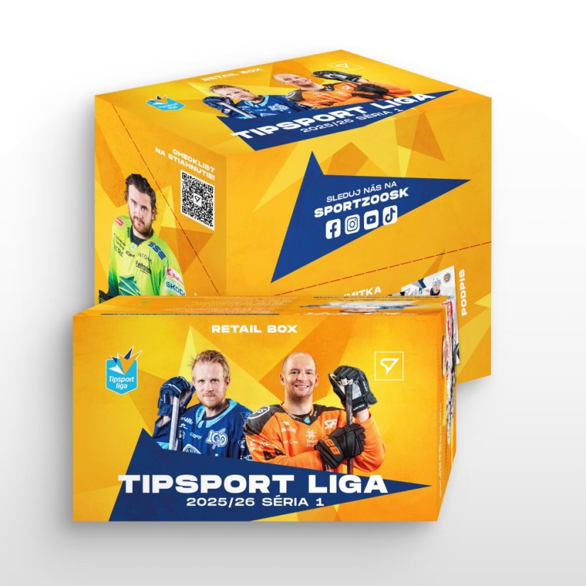 Retail box - Hockey Trading Cards SportZoo Tipsport liga 2025/26 - Series 1