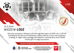 L-52 Widzew Łódź PKO Bank Polski Ekstraklasa 2023/24 LIVE
