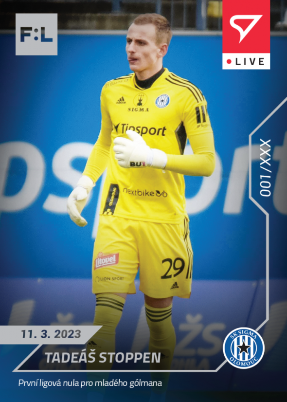 L-080 Tadeáš Stoppen FORTUNA:LIGA 2022/23 LIVE