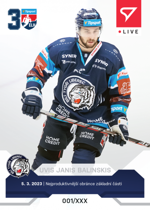 Set 25. týždňa (6 kariet L-097 - L-102) TELH 2022/23 LIVE