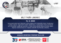 L-107 Bílí Tygři Liberec TELH 2022/23 LIVE