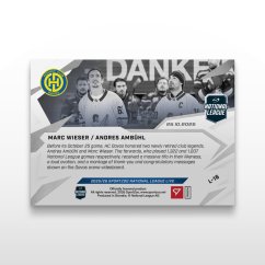 Hokejová kartička L-16 Andres Ambühl / Marc Wieser - SportZoo National League 2025/26 LIVE
