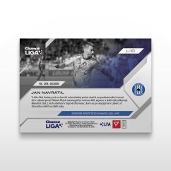Futbalová kartička L-10 JAN NAVRÁTIL - SportZoo Chance Liga 2025/26 LIVE