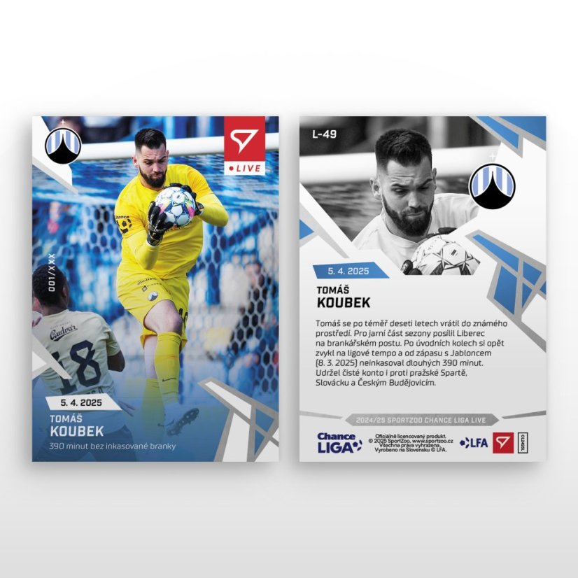 L-49 Tomáš Koubek Chance Liga 2024/25 LIVE