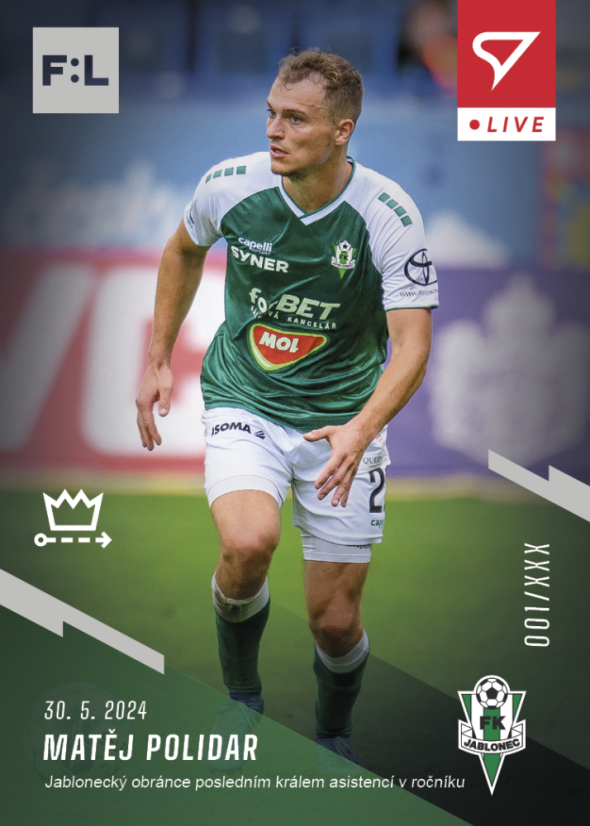 L-45 Matěj Polidar FORTUNA:LIGA 2023/24 LIVE