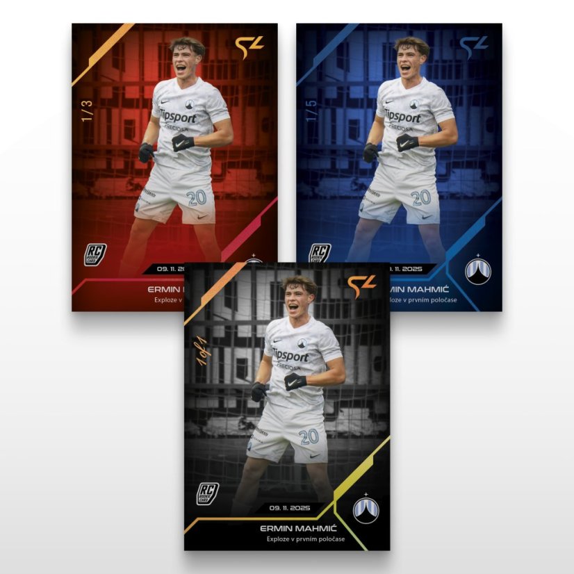 Football trading card L-19 ERMIN MAHMIĆ - SportZoo Chance Liga 2025/26 LIVE