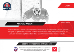 L-011 Michal Valent TEL 2022/23 LIVE