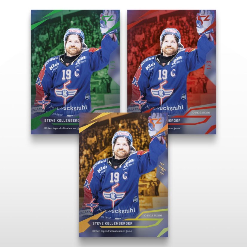 Hockey trading card L-51 Steve Kellenberger - SportZoo National League 2025/26 LIVE